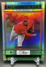 Hunter Greene 2022 Panini Three and Two All Rookie Team ART-13 Reds /150 RC