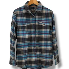 Ariat Shirt Size Small Casual Ranchwear Plaid Rebar DuraStretch Workman Flannel