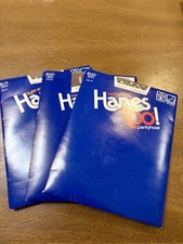 Lot of 8 Vintage Hanes Pantyhose NOS Control Top Toeless Sheer