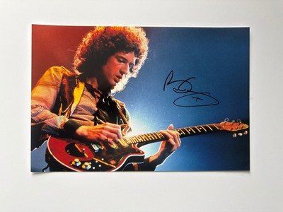Signed Brian May QUEEN 12x8 Photo