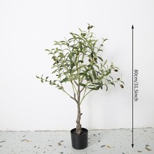 Fake Large Olive Tree Realistic Potted Plant for Mall Window Home Interior Decor