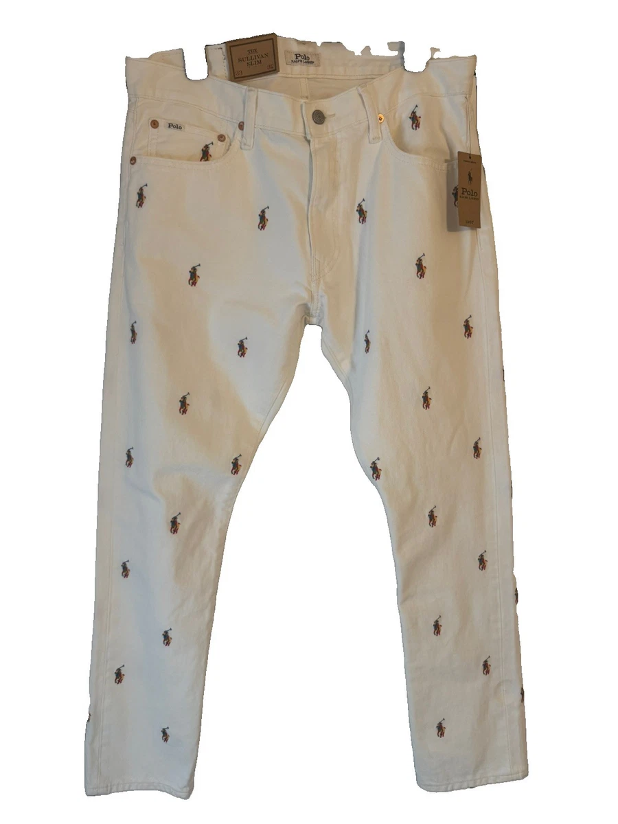 Polo Ralph Lauren White Jeans for Men in 32 Inseam for sale | eBay