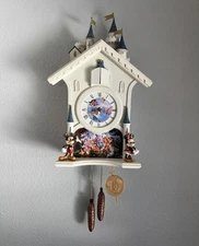 Disney Rare"Happiest Of Times" Cuckoo Clock New 