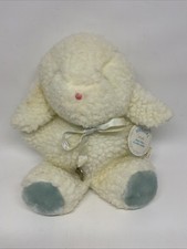 Vtg Eden Toys Musical White Plush Lamb Sheep Plays Mary Had a Little Lamb 8  