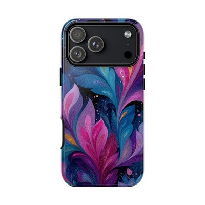 Phone Ink - Lifetime Warranty Custom Case - Paisley Floral Magenta Blue Pattern