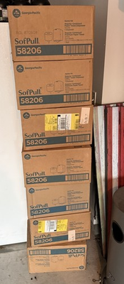 #ad #ad 7 Unopened Boxes Georgia Pacific Sofpull Paper Towel Dispenser Starter Kits New $525.00