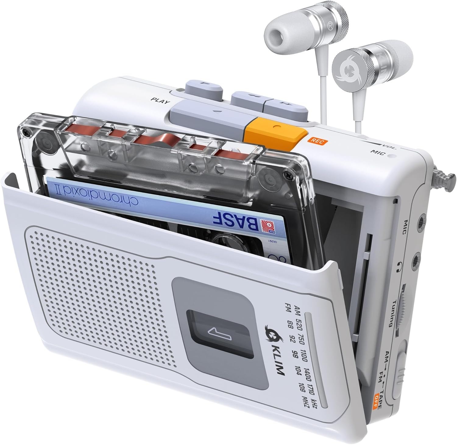 Lecteur K7 pour réécouter vos anciennes cassettes avec KLIM K8