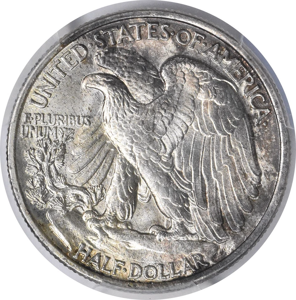 1917 Walking Liberty Half Dollar MS65 PCGS - Image 4 of 4