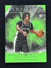 2024-25 Panini Origins Basketball Stephon Castle #75 Green Rookie RC Spurs /25