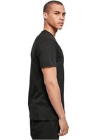 Herren T-Shirt Schwarz Baumwolle Regular Fit Rundhals Kurzarm Build Your Brand
