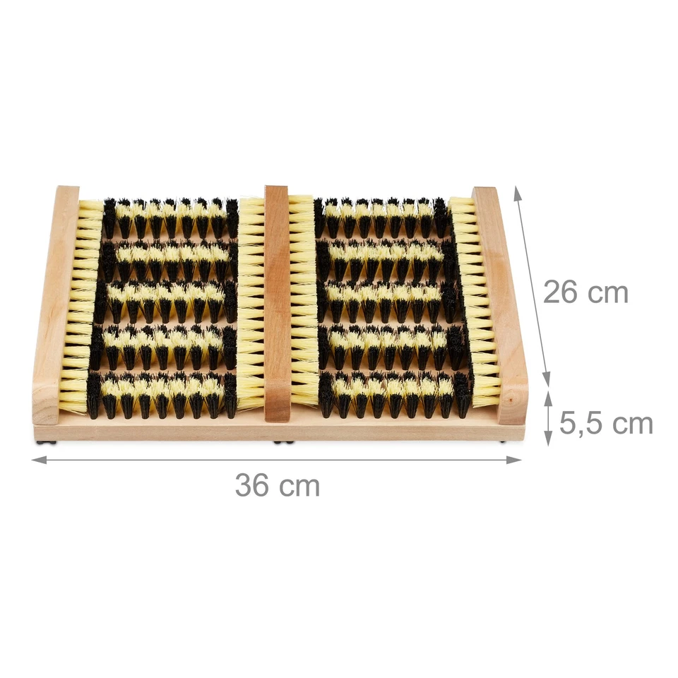 Outdoor Schuhabstreifer rutschfester Boden kräftige Borsten Fußabtreter Außen... - Bild 4 von 4