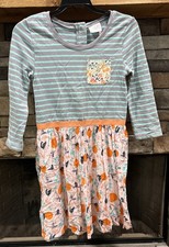 Girls Matilda Jane 435 Joanna Gaines Fresh Squeezed Oranges Dress Size 14 A2