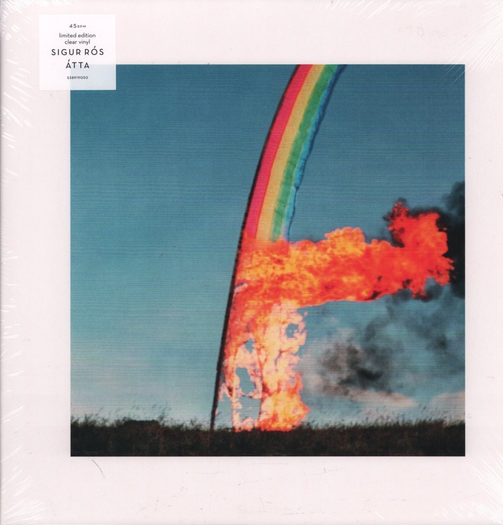 Sigur Rós Atta double LP vinyl Europe BMG 2025 Limited edition clear vinyl in g'