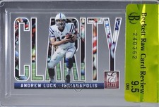 2014 Panini Elite Clarity Andrew Luck #12 3c7