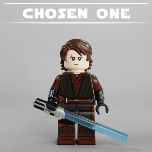 Custom LEGO ANAKIN MINIFIGURE (Chosen One)  BAGGLES STUDIOS X LCM STARWARS