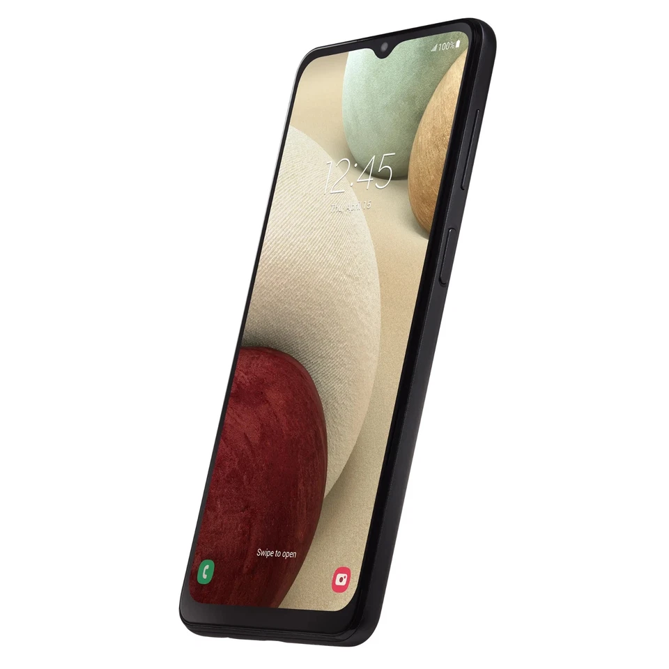 Simple Mobile Samsung Galaxy A12 32GB Black Prepaid Smartphone Brand New - Image 3 of 4