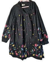 ASOS CURVE Floral Print Midi Dress with Long Sleeve Plus Sz 24