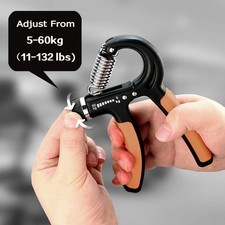 Adjustable Hand Grip Trainer Gripper Strengthener Gym Strength Power Exerciser