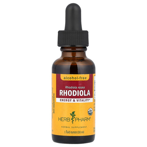 Herb Pharm Rhodiola Alcohol-Free 1 fl oz 30 ml Alcohol-Free, Gluten-Free