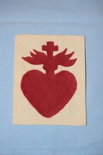 C29 insigne écusson scout grand scapulaire Sacré Cœur de Jésus Chouan Vendéen