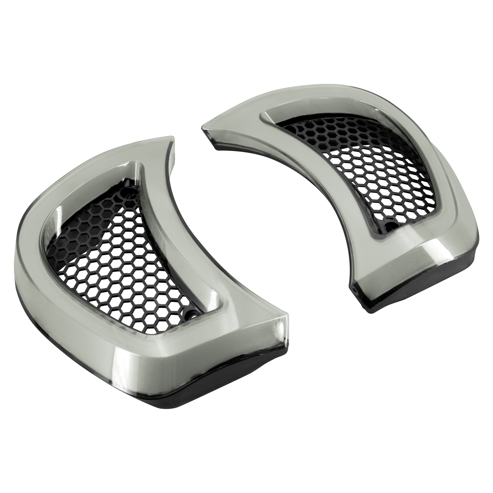 Amber White Clear Lens Headlight Vent Accent LED Light For Harley Road Glide 15+