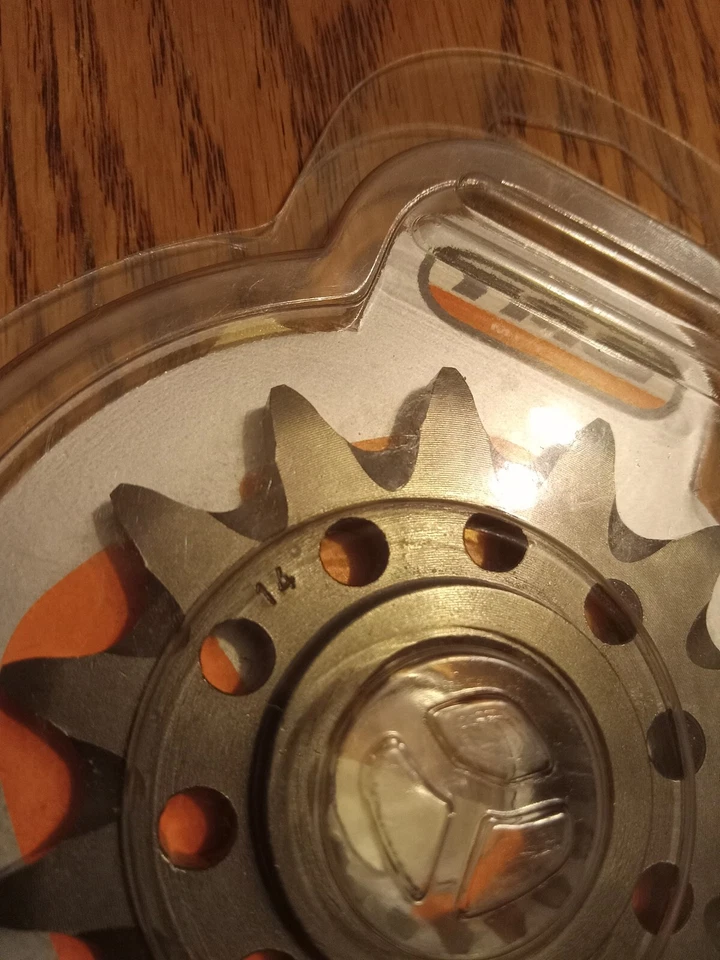 Piñón delantero etiqueta 14T KTM Husqvarna GasGas 125 200 250 300 350 450 SXF XCF EXC Foto 3 de 3