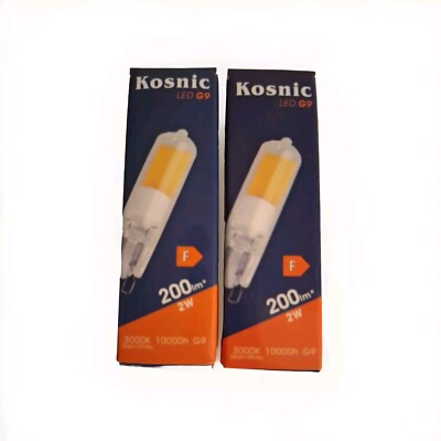 2 X KOSNIC G9 LED WARMWEISS KLED02CPL/G9-N30 3000K NICHT DIMMBAR