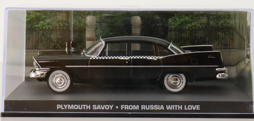 James Bond Plymouth Savoy Taxi From Russia With Love #123 Magzine 1:43 Scale - Picture 5 of 6