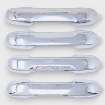 Snap On Chrome Car Door Handle Cover Trim Accessories For Honda Pilot 2023-2024