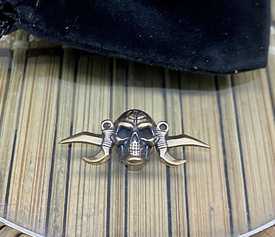 Bastinelli Creations Menuki Small Reaper One Skull Knife / Every Day Carry