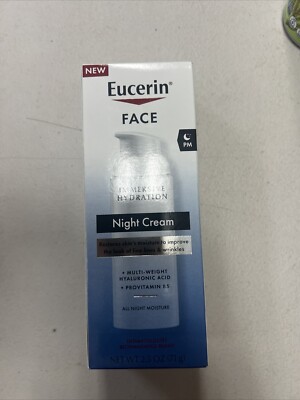 Eucerin Face Immersive Hydration Night Cream 2.5 oz 71 g NEW
