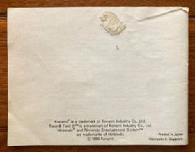 Track & Field II 2 NES Nintendo Entertainment System Video Game