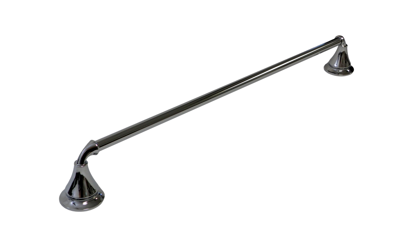 Delta 79424 Chrome-Polished 24 Inch Single Bar Bathroom Towel Rack - 1 Piece