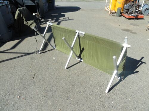 MILITÄR CAMPINGBETT SCHWERLASTRAHMEN SCHLAFBETT OD GRÜN KLAPPBAR (GEBRAUCHT) - Bild 4 von 10