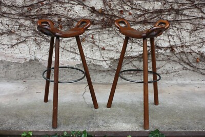 Carl Malmsten Barhocker Barstool 2 Stck Swedish Design N° 1