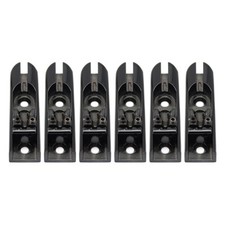 6 Strings Bass Bridge Individual Bridge Tailpiece Single String Bridge Black