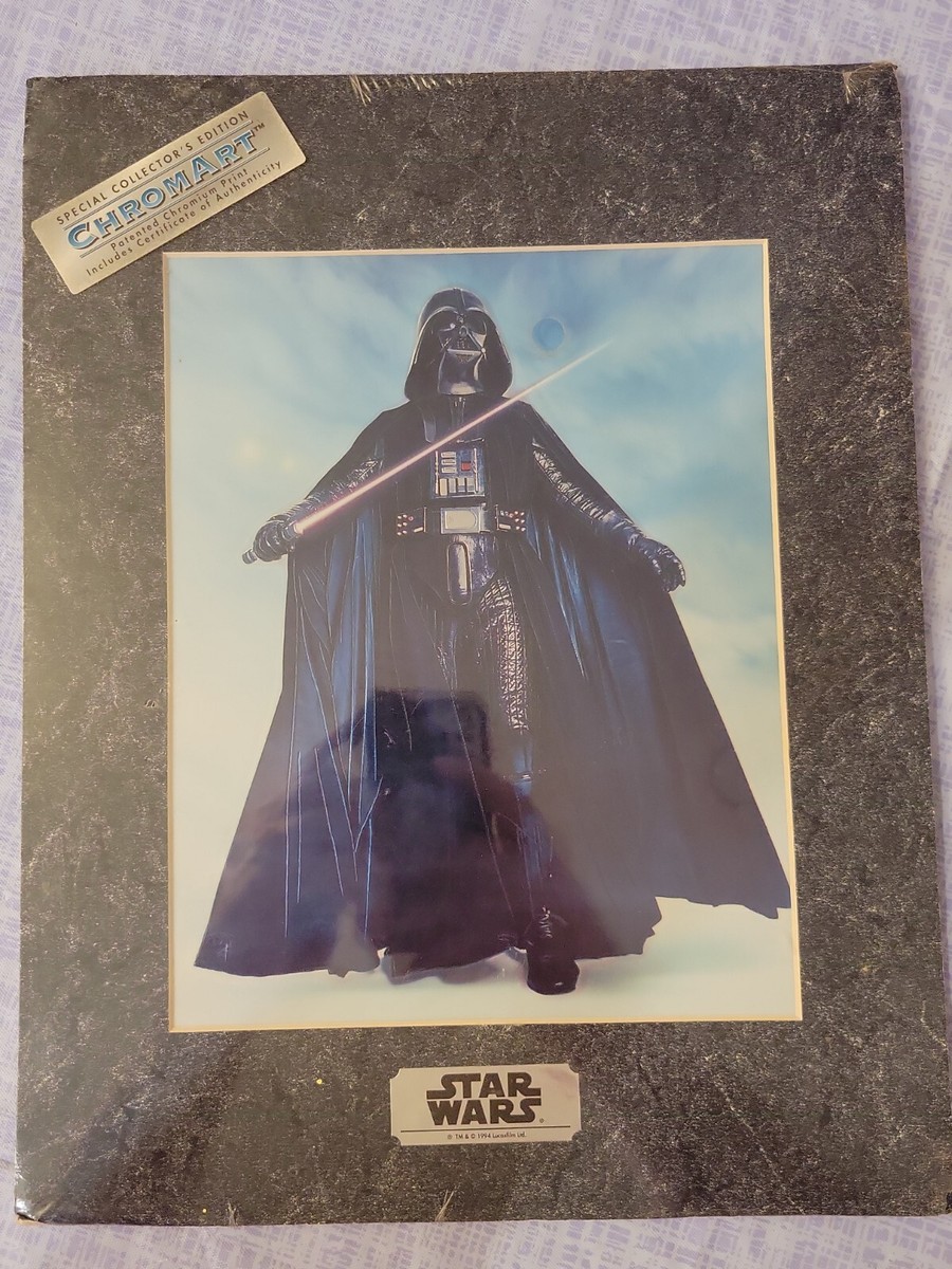 アメコミ Star Wars Darth Vader Limited Edition Star Wars Darth Vader Chromart Special Collector's Edition 11X14