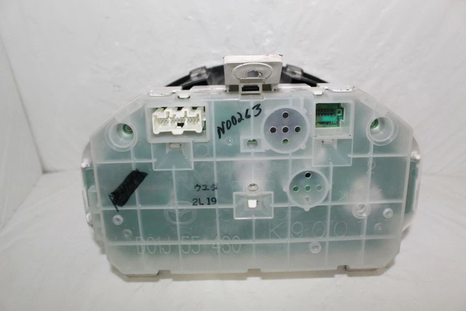 Cuadro de instrumentos velocímetro Mazda 2011-2014 2 indicadores de panel de instrumentos 65.752 millas Foto 2 de 4