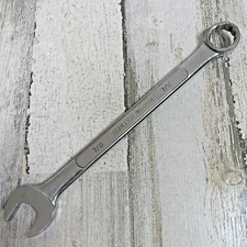 Vintage Hunter 7/8" Combination Wrench 12pt Chrome Vanadium Drop Forged Japan