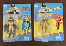 DC Super Powers Gold Flash Batman Figure McFarlane Toys 40th Anniversary Edition
