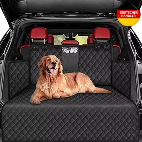 Kofferraumschutz- Hund mit Seitenschutz Hundedecke Wasserdichte Auto Kofferraum - Bild 16 von 17
