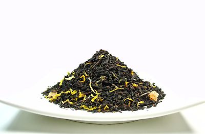 Greenhilltea Premium Ceylon Flavored Black Tea Peach Apricot  Loose Leaf 1/4  lb