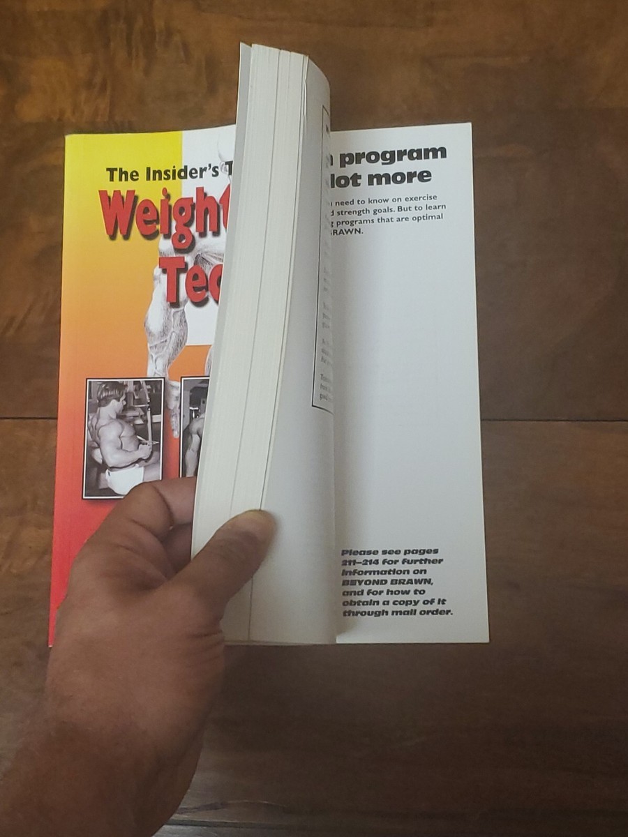 Insider's Tell-All Handbook on Weight-Training Technique by Stuart