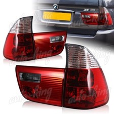 Fit Bmw E53 X5 Chrome Housing Redclear Lens Rear Brake Tail Lights Lamps Lhrh Fit Bmw E53 X5 Chrome Housing Redclear Lens Rear Brake Tail Lights Lamps Lhrh