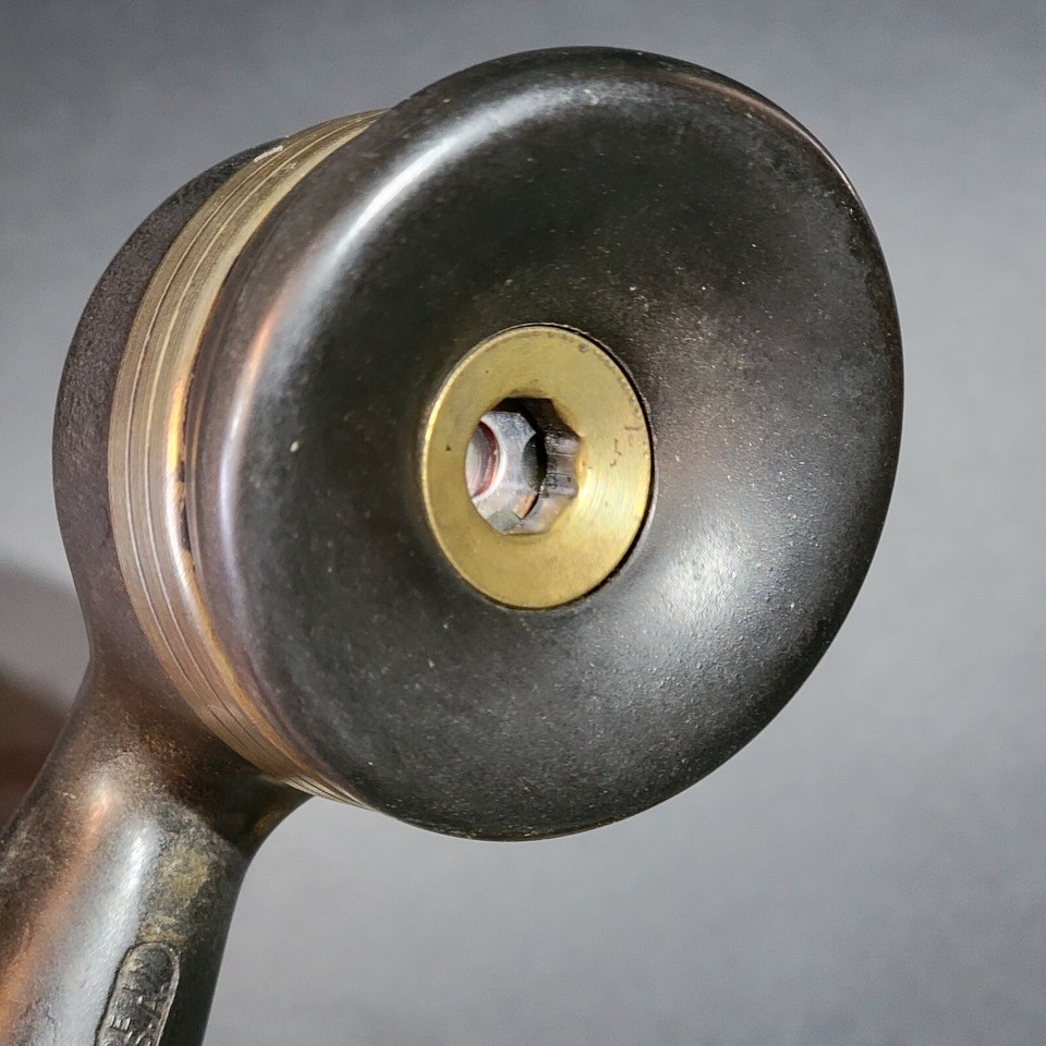 Antique Monophone American Electric Co. Inc Round Brass Base Telephone ...