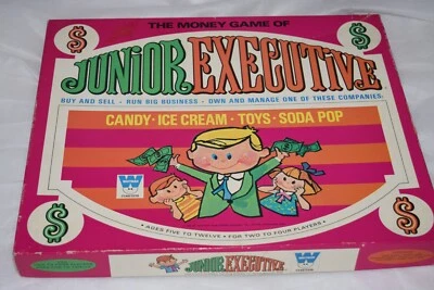 VIntage Junior Executive Kid Business Money Complete Game Whitman 1969 EUC - Image 1 of 4