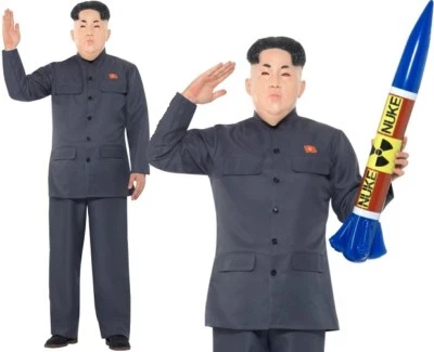 Para hombres Dictador Elegante Vestido Disfraz Kim Jong Un Traje de Smiffys