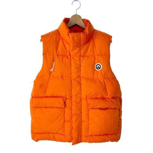KITH NYC 22AW kith wrinkle nylon midi vest size L orange men
