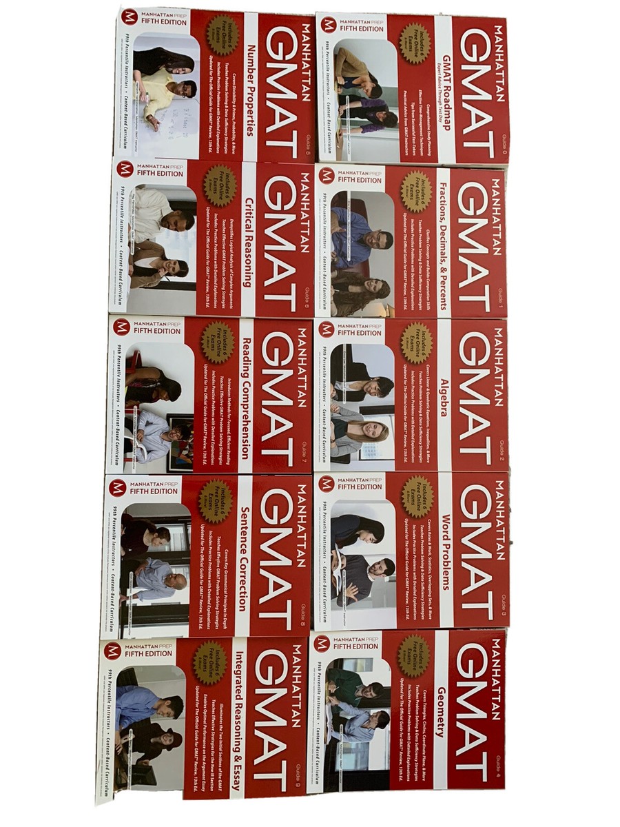 マンハッタン　manhattan prep gmat 10冊セット Manhattan Prep GMAT 5th Edition Guides Complete Set Lot of