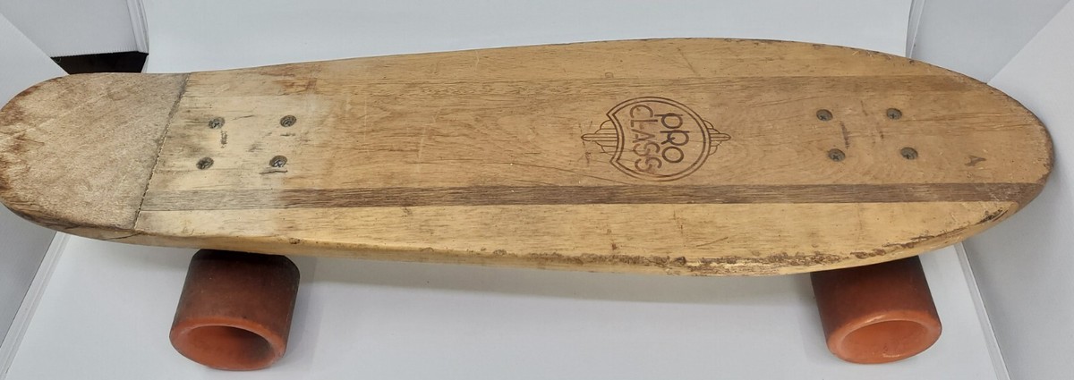 Pro Class 1970s Skateboard Wooden Deck, kicktail 24